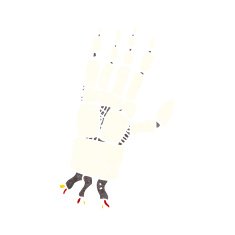 cartoon robot hand N9