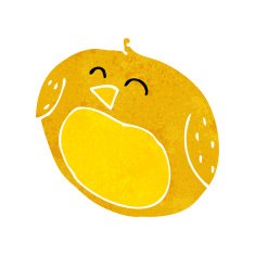 Cartoon Bird N354