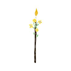 cartoon flowering spear N8
