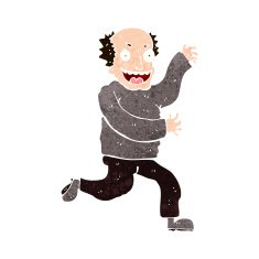 cartoon evil old man N16