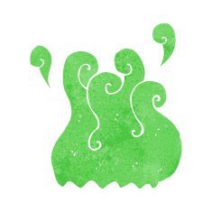 green smoke cartoon element N4