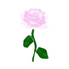 rose cartoon N6