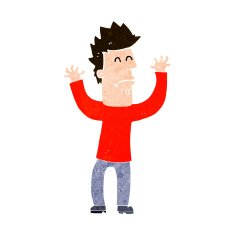 cartoon stressed man N70