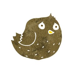 Cartoon Bird N357