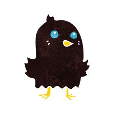Cartoon Bird N358