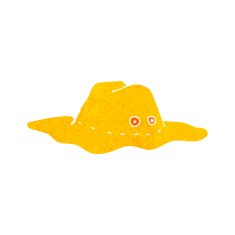 cartoon old australian hat N10