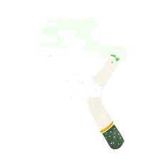 cartoon broken marijuana cigarette N7