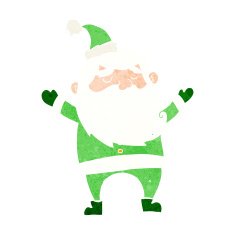 cartoon happy santa claus N28