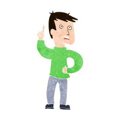 cartoon boy with idea N77