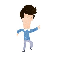 cartoon man accusing N20