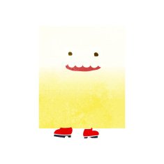 cartoon happy tooth N40