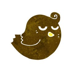 Cartoon Bird N359