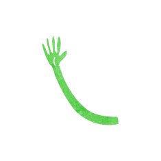 cartoon monster arm N84