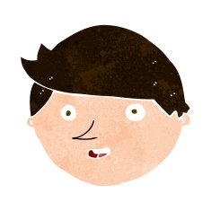 Cartoon Happy Face N51