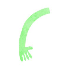 cartoon monster arm N88