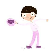 cartoon man tipping hat N9