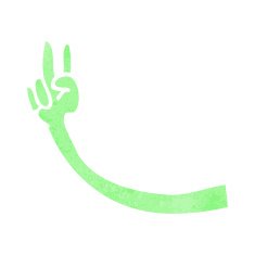 cartoon monster arm N91