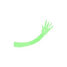 cartoon monster arm N99