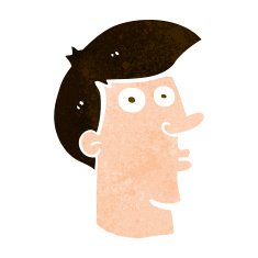 cartoon confused man N61