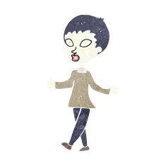 cartoon halloween zombie woman N10