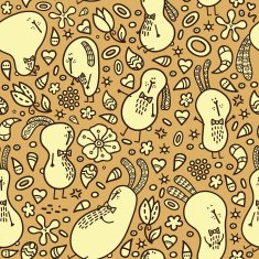 doodle funny bunnies pattern N2
