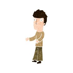 cartoon confused man N62