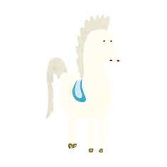 Cartoon Horse N71