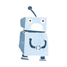 Cartoon Robot N272