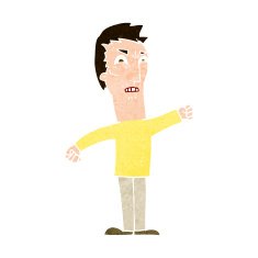cartoon annoyed man N78
