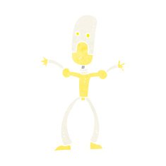 cartoon funny robot N83