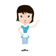 Cartoon Maid N41