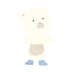 cartoon cute little bear N16