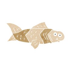cartoon funny fish N33
