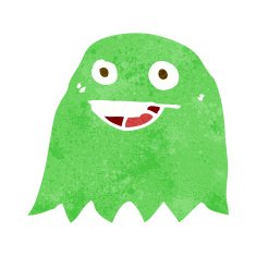 Cartoon Ghost N138