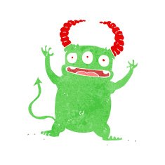 cartoon little devil N85