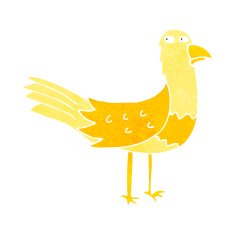 Cartoon Bird N361