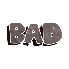 cartoon bad sign N9
