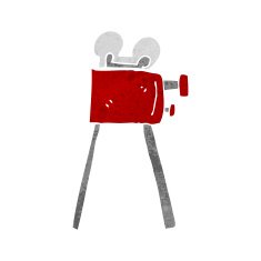 cartoon movie camera N10