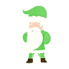 Cartoon Santa Claus N332