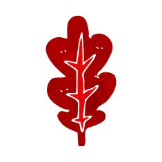 cartoon leaf symbol N42
