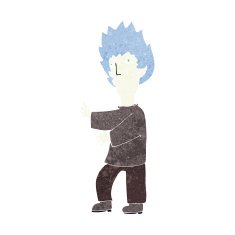 cartoon vampire man N111