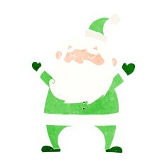 jolly santa cartoon N30