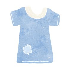 cartoon patched old tee shirt N10