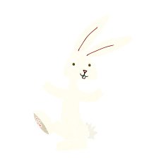 Cartoon Rabbit N134