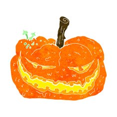 cartoon halloween pumpkin N38
