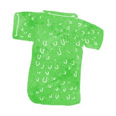 cartoon woolly tee N10