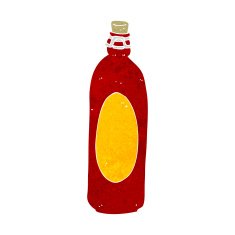 cartoon traditional bottle N19