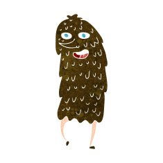 Cartoon monster N109