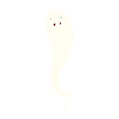 cartoon spooky ghost N89