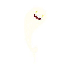 cartoon spooky ghost N90